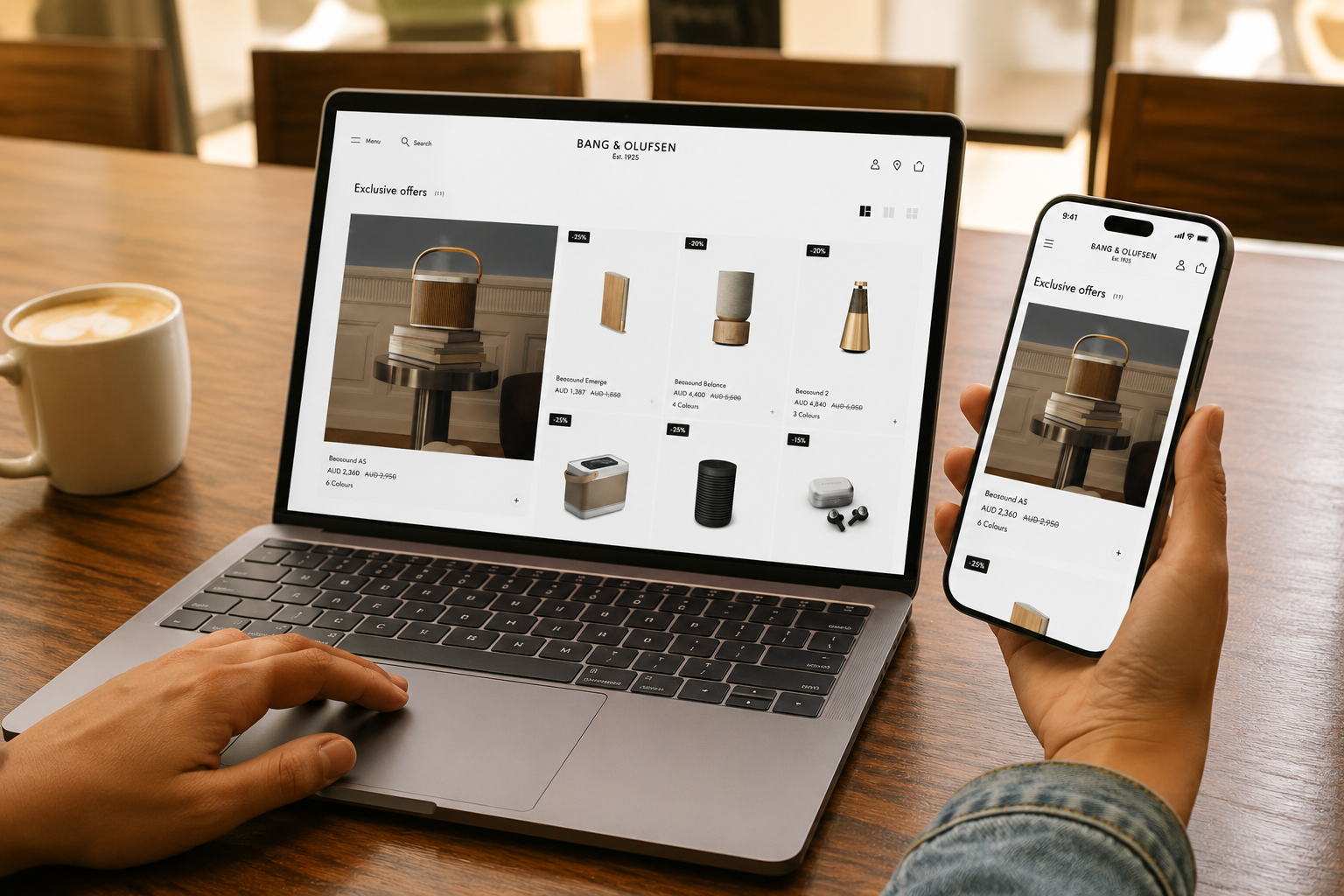 Bang & Olufsen Page