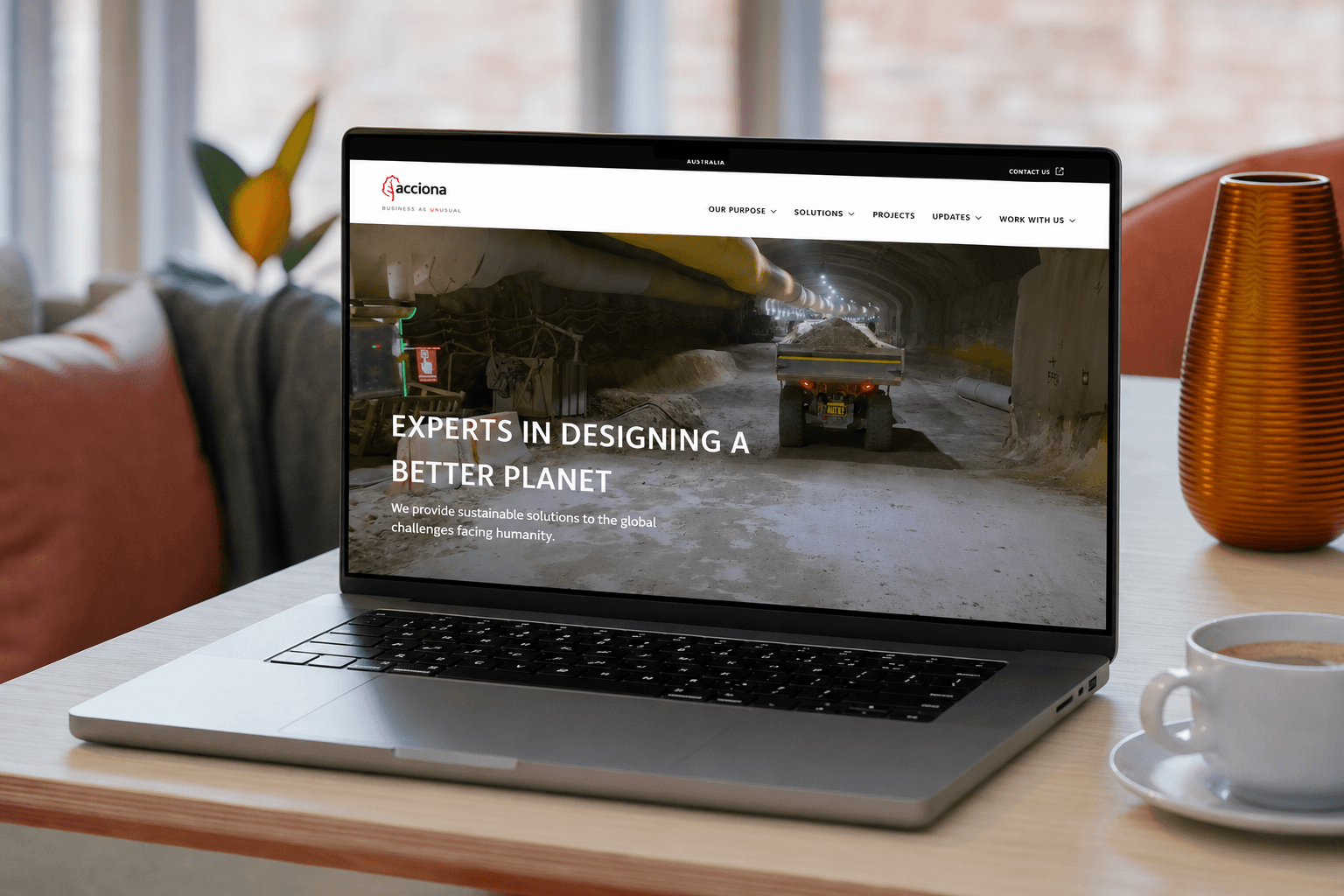 Acciona Australia Landing Page