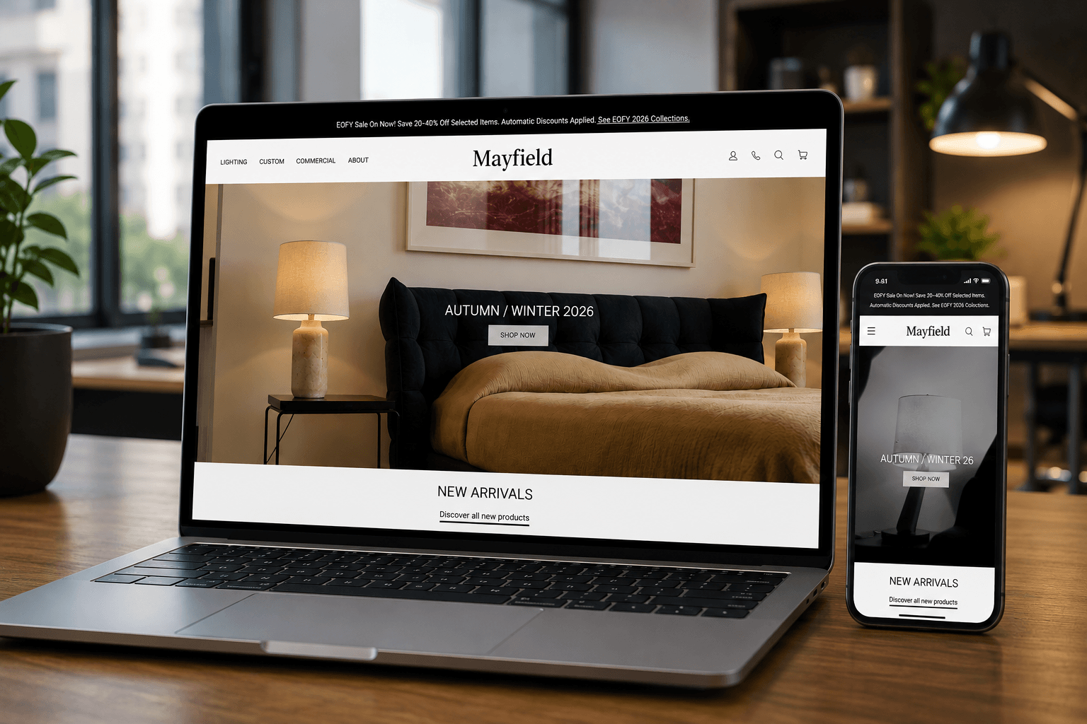 Mayfield Lighting Display