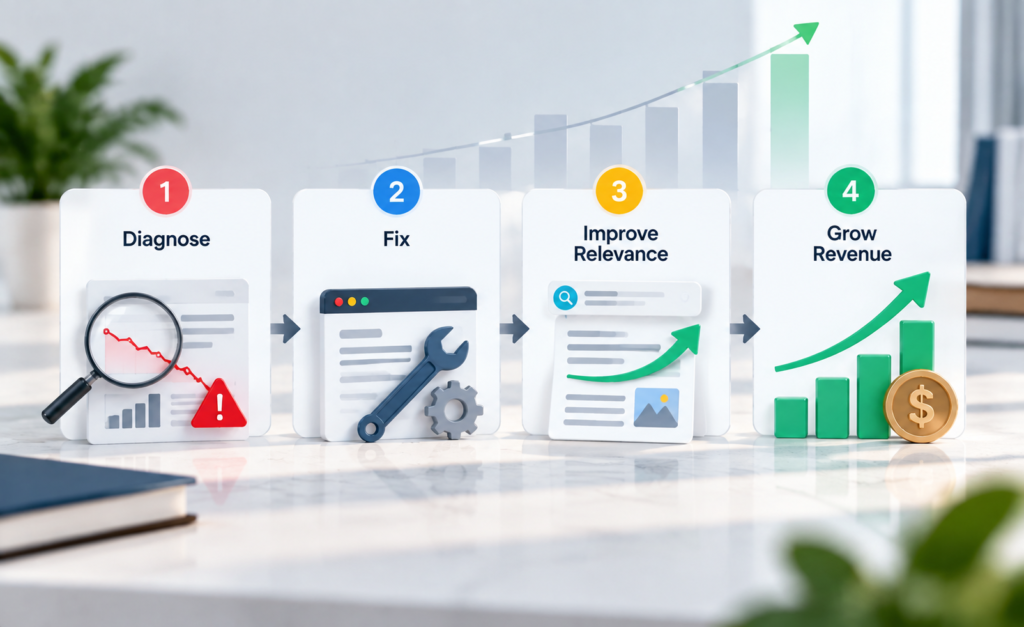 improve conversion and confirm the recovery